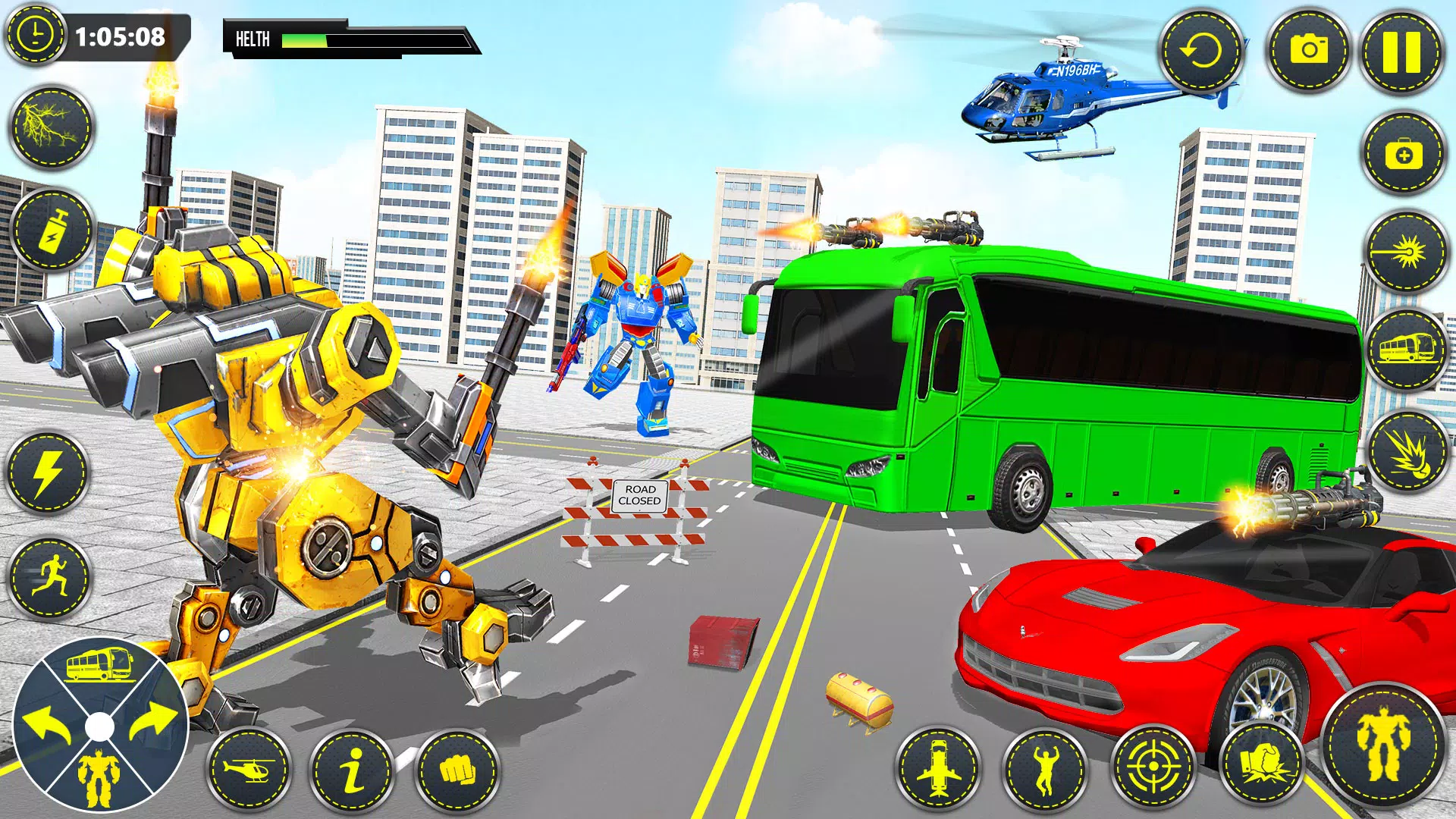 Jogo de simulador de motorista de ônibus escolar cidade blocky