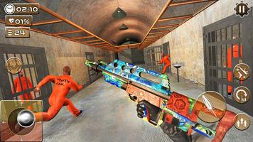 Fps Prisoner Shooting Strike: Prison Escape Plan capture d'écran 1