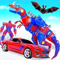 Flying Dino Transform Robot: Dinosaur Robot Games