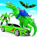 Flying Dino Transform Robot: Dinosaur Robot Games