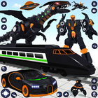 Icona Dino Transform Robot Car Game