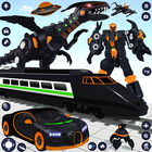 Dino Transform Robot Car Game ikon