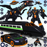 Icona Dino Transform Robot Car Game