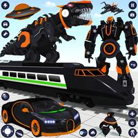 Dino Transform Robot Car Game 海报