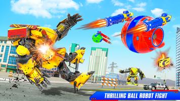 Ball Robot Car Transform Game poster