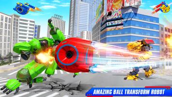Ball Robot Car Transform Game اسکرین شاٹ 3