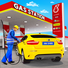 Benzin İstasyonu Sürüş Oyunu simgesi