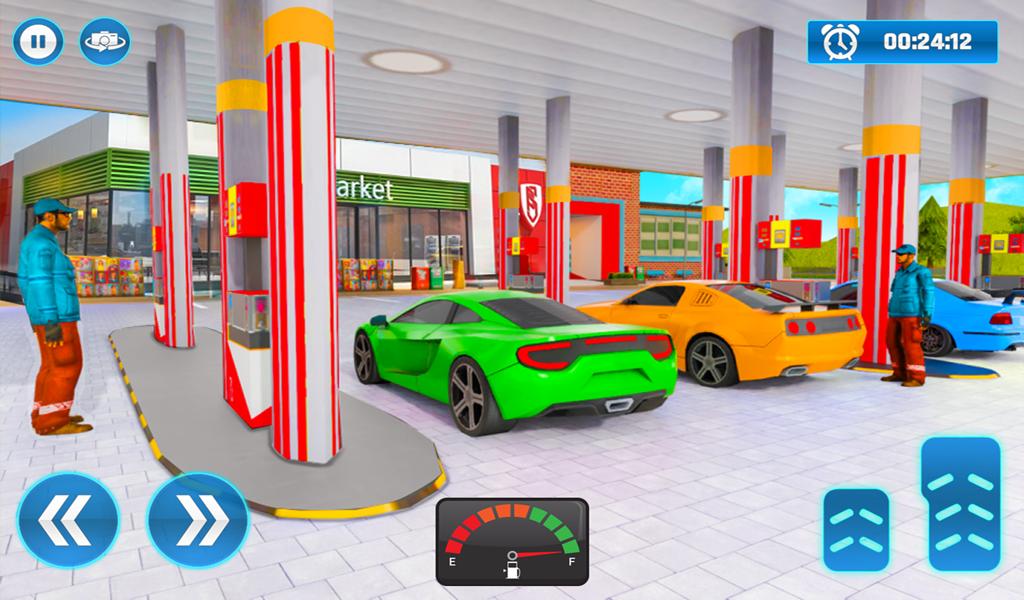 Android 用の ガソリンスタンドの駐車ゲームと車の運転シミュレーター Apk をダウンロード