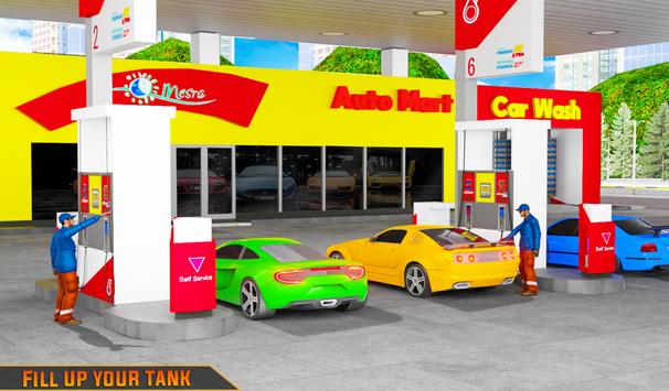 Gas Station Car Driving Simulator Car Parking Game screenshot 10