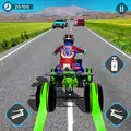 軽ATVクワッドバイクレース、高速道路交通ゲーム