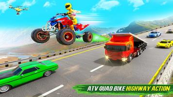 ATV Quad Bike Traffic Racing poster