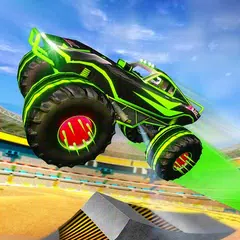 Light Monster Truck Derby Games: Crash Stunt Games