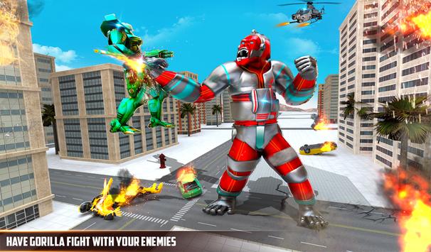 Monster Gorilla Rampage City Attack: Animal Sim screenshot 8