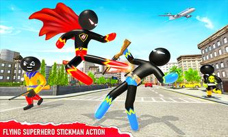 Stickman Speed Hero Superhero poster