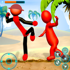 Stick Fighter 3D: Nouveaux jeux de combat Stickman icône