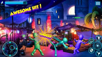 Stick Fighter 3D: Nouveaux jeux de combat Stickman capture d'écran 3