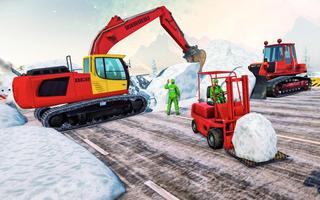 Snow Blower Excavator Crane Simulator Ekran Görüntüsü 2