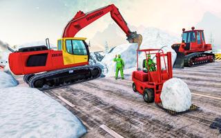 Snow Blower Excavator Crane Simulator ภาพหน้าจอ 2