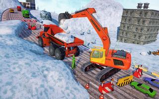 Snow Blower Excavator Crane Simulator ảnh chụp màn hình 1