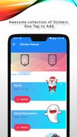 Sticker House & Status Downloader | WAStickerApps Poster