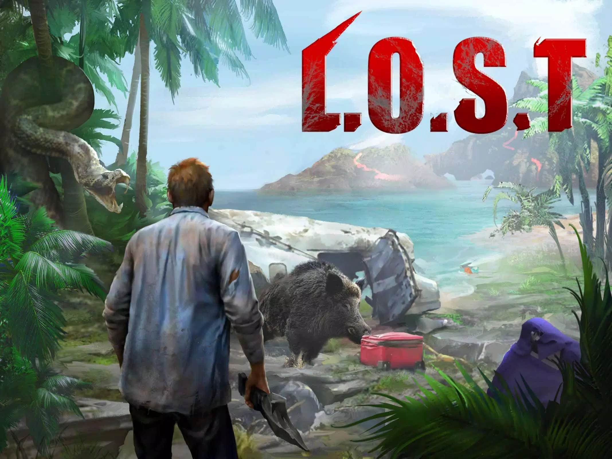 Incrível jogo de sobrevivência L.O.S.T para Android - Loucura Game