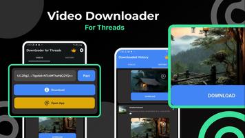 HD Video Downloader for Thread Plakat
