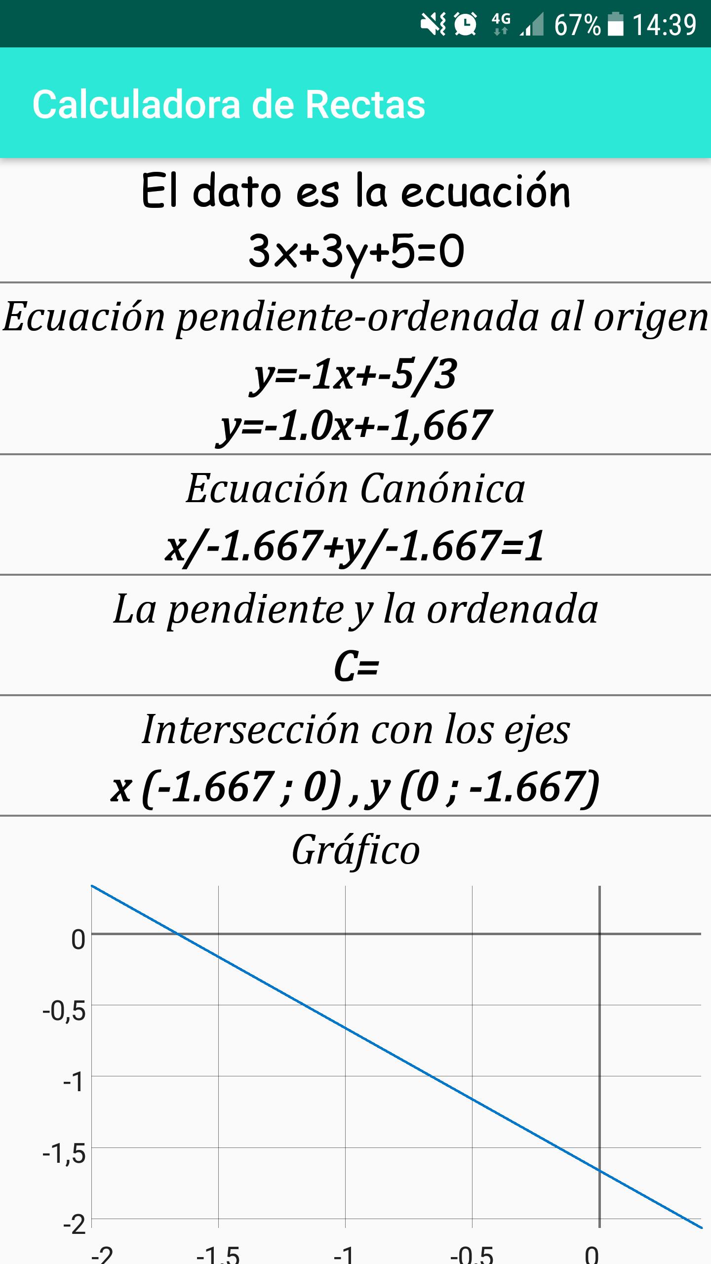 Calculadora De Rectas For Android Apk Download