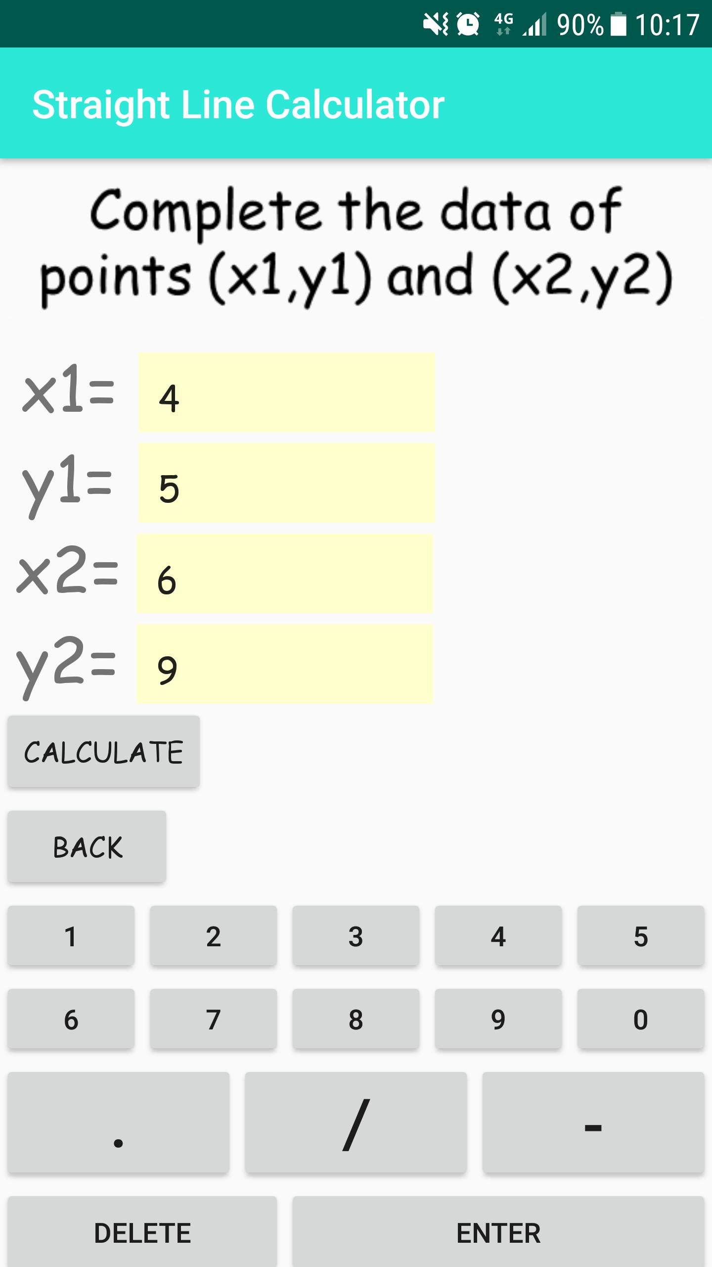 Line Equation Calculator for Android - APK Download