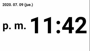Reloj de mesa digital captura de pantalla 3