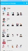 WASticker BTS Army For Fans Free Download Stickers پوسٹر