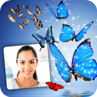 Butterfly Photo Frame Editor HD Background Maker आइकन