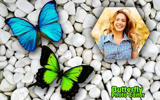 Butterfly Photo Frame Editor HD Background Maker capture d'écran 1