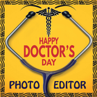 Happy Doctors Day Photo Creator ícone