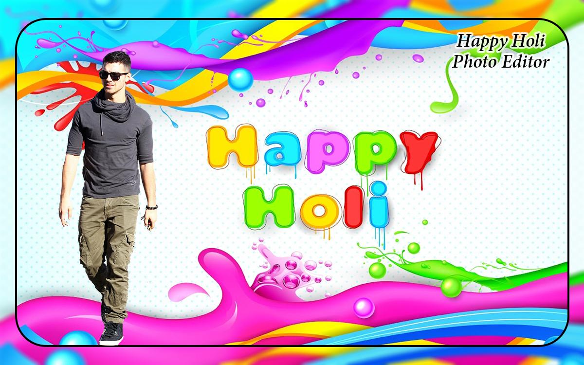 下载Happy Holi Wishes Photo Frame Background Editor的安卓版本