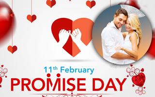 برنامه‌نما Happy Promise Day Photo Frame Valentine's Special عکس از صفحه