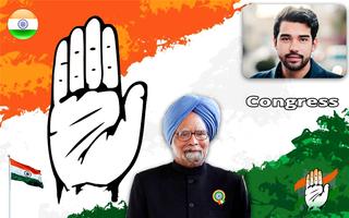 Indian National Congress Photo Frame Editor 2019 imagem de tela 3