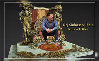 Raj Sinhasan Chair Photo-Throne Chair Photo Editor Affiche