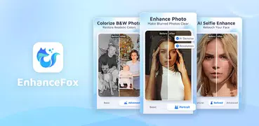 Улучшение фото - EnhanceFox AI