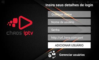 Poster Chaos IPTV Oficial