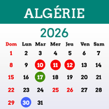 Algérie Calendrier 2026