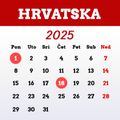 Hrvatska Kalendar 2025
