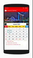 پوستر Singapore Calendar