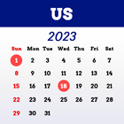 US Calendar 2023 আইকন