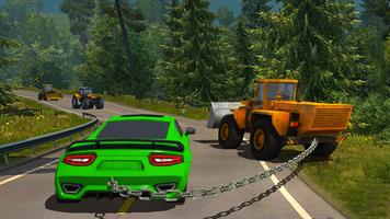 Heavy Machines vs Chained Cars постер