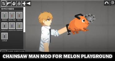 Mod Chainsaw Man For melon captura de pantalla 1