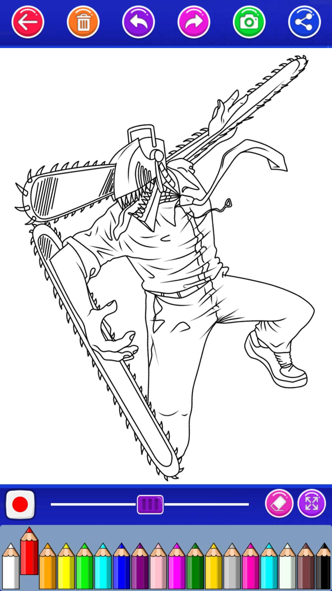 Chainsaw Man Coloring Book APK untuk Unduhan Android