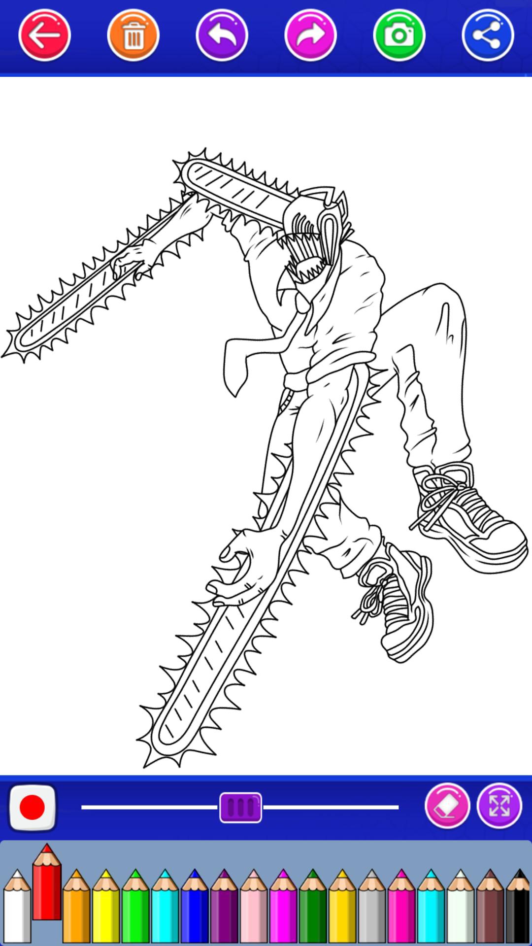 Chainsaw Man Coloring Book APK untuk Unduhan Android