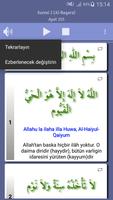 Ayat el Kürsi (Taht Ayet) Ekran Görüntüsü 2