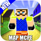 Map Of Hi Neighbor For MCPE Guides آئیکن