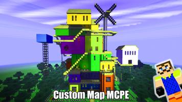 Map Of Hi Neighbor For MCPE Guides 海报